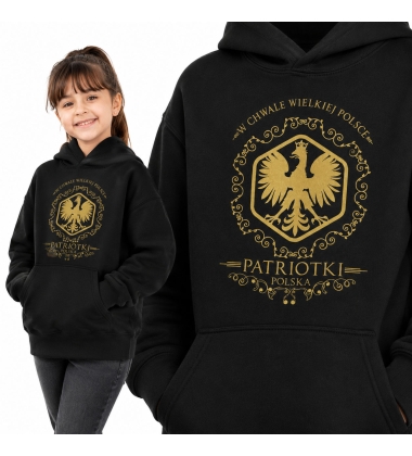 Bluza z kapturem dziecięca Patriotyczna PATRIOTKI
